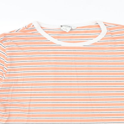 Womens UK Size S Monki Orange Basic T-Shirt