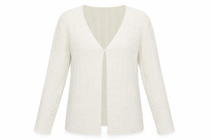 Womens UK Size M House of Fraser Beige Cardigan Jumper