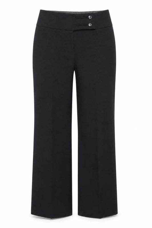 Womens UK Size 8 Marks and Spencer Regular Fit Dress Pants Grey Trousers