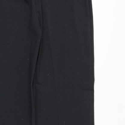 Womens UK Size 8 Marks and Spencer Regular Fit Dress Pants Grey Trousers