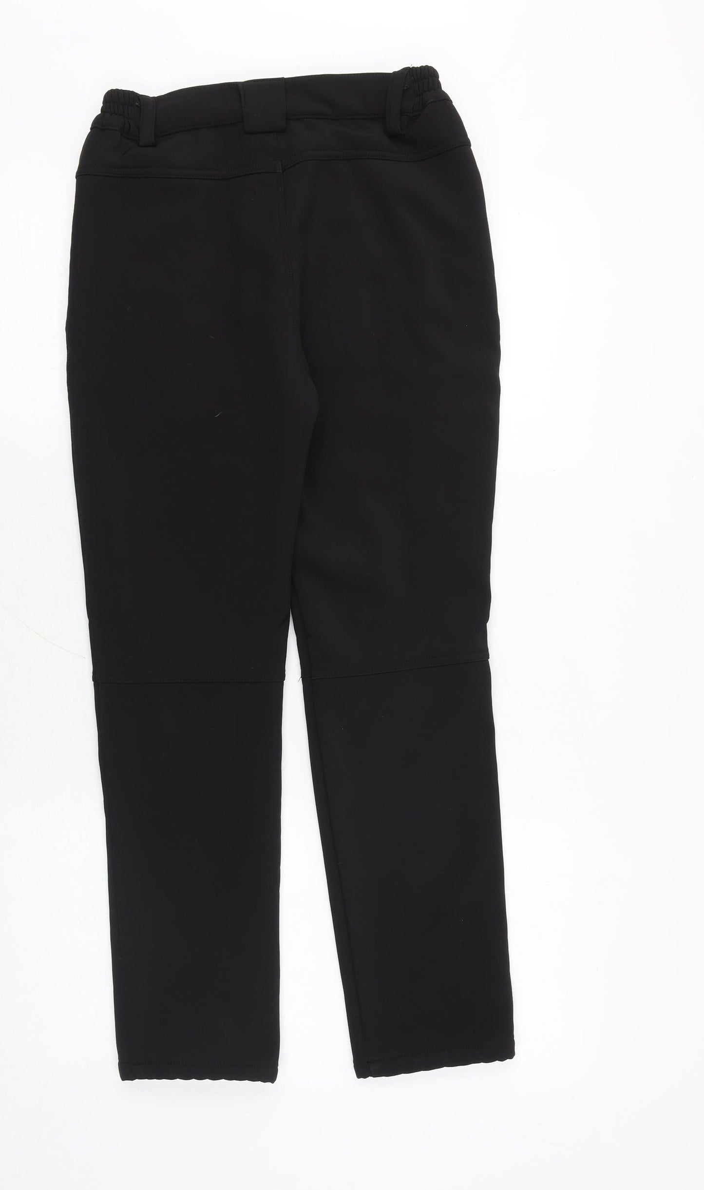 Womens UK Size M Preworn Regular Fit  Black Trousers