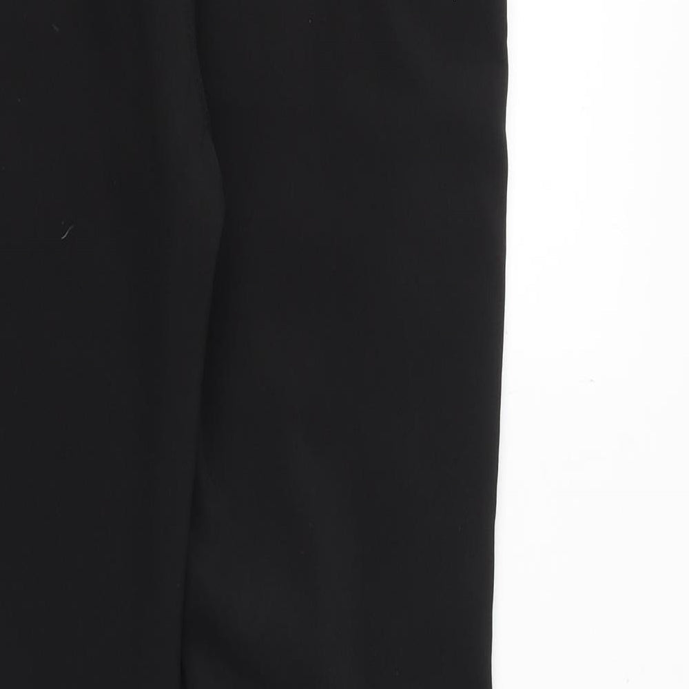 Womens UK Size M Preworn Regular Fit  Black Trousers