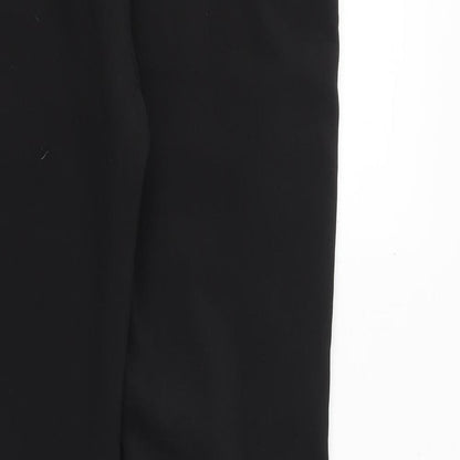 Womens UK Size M Preworn Regular Fit  Black Trousers