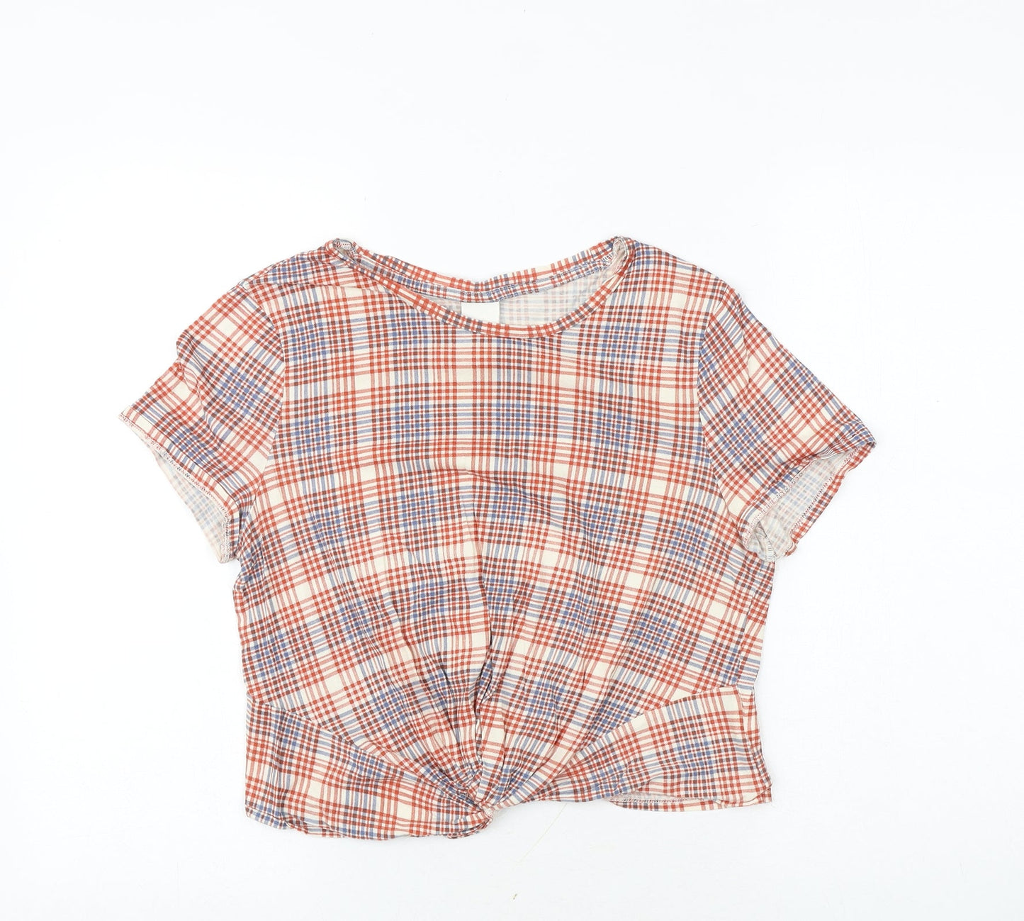 Womens UK Size M H&M Multicoloured Basic Blouse