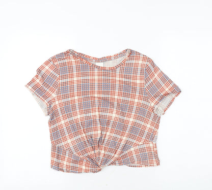 Womens UK Size M H&M Multicoloured Basic Blouse