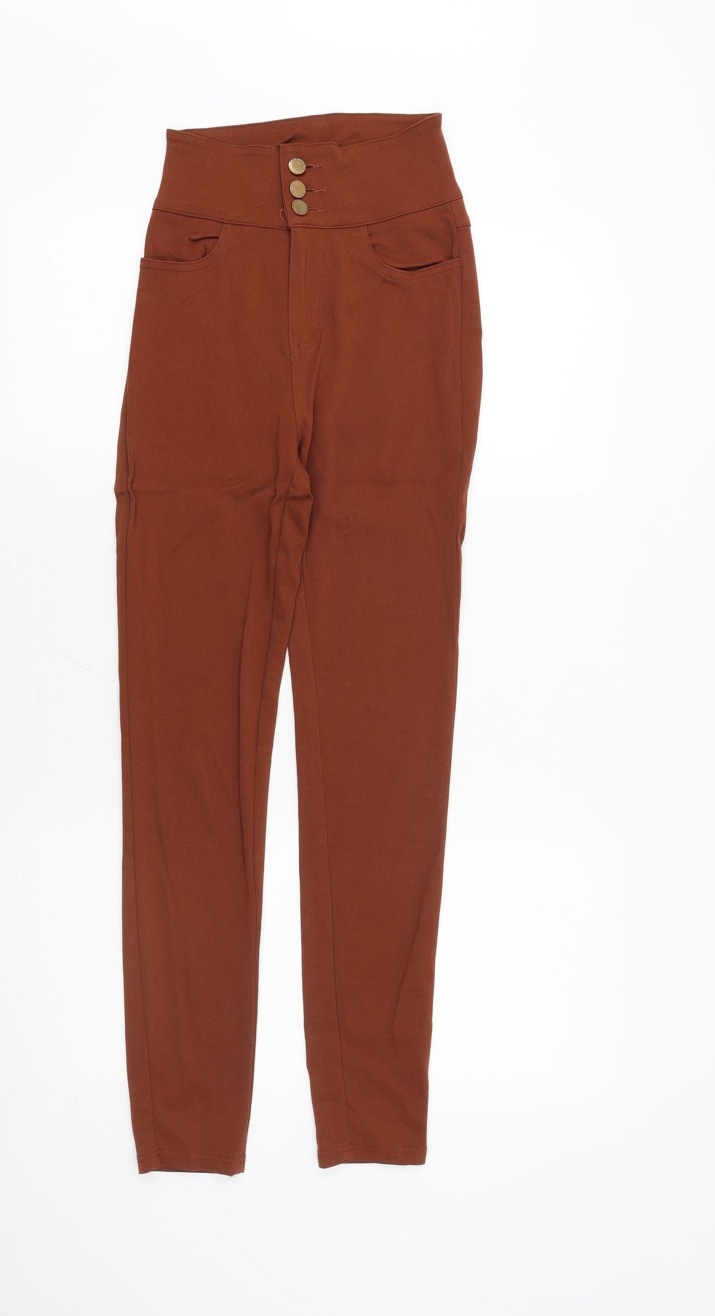 Womens UK Size 26 in Preworn Slim Fit Jegging Brown Jeans