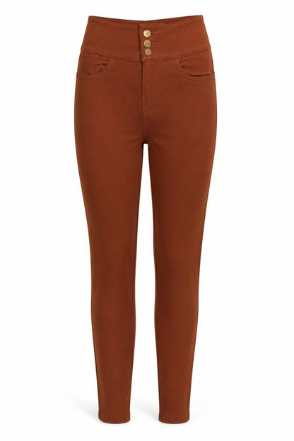 Womens UK Size 26 in Preworn Slim Fit Jegging Brown Jeans