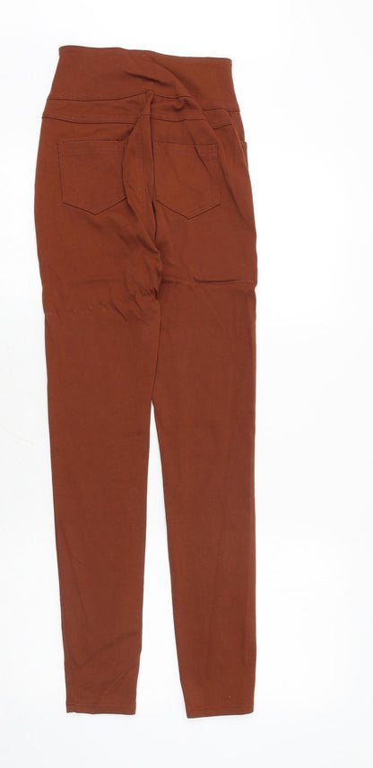 Womens UK Size 26 in Preworn Slim Fit Jegging Brown Jeans