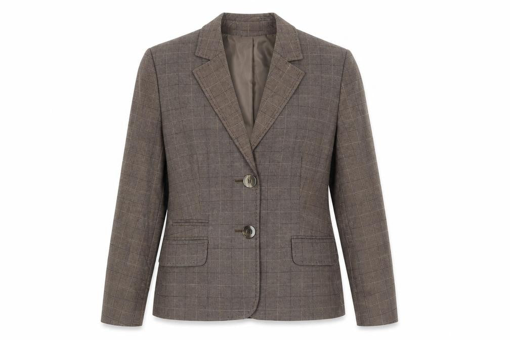 Womens UK Size 14 AMARANTO Regular Brown Suit Jacket