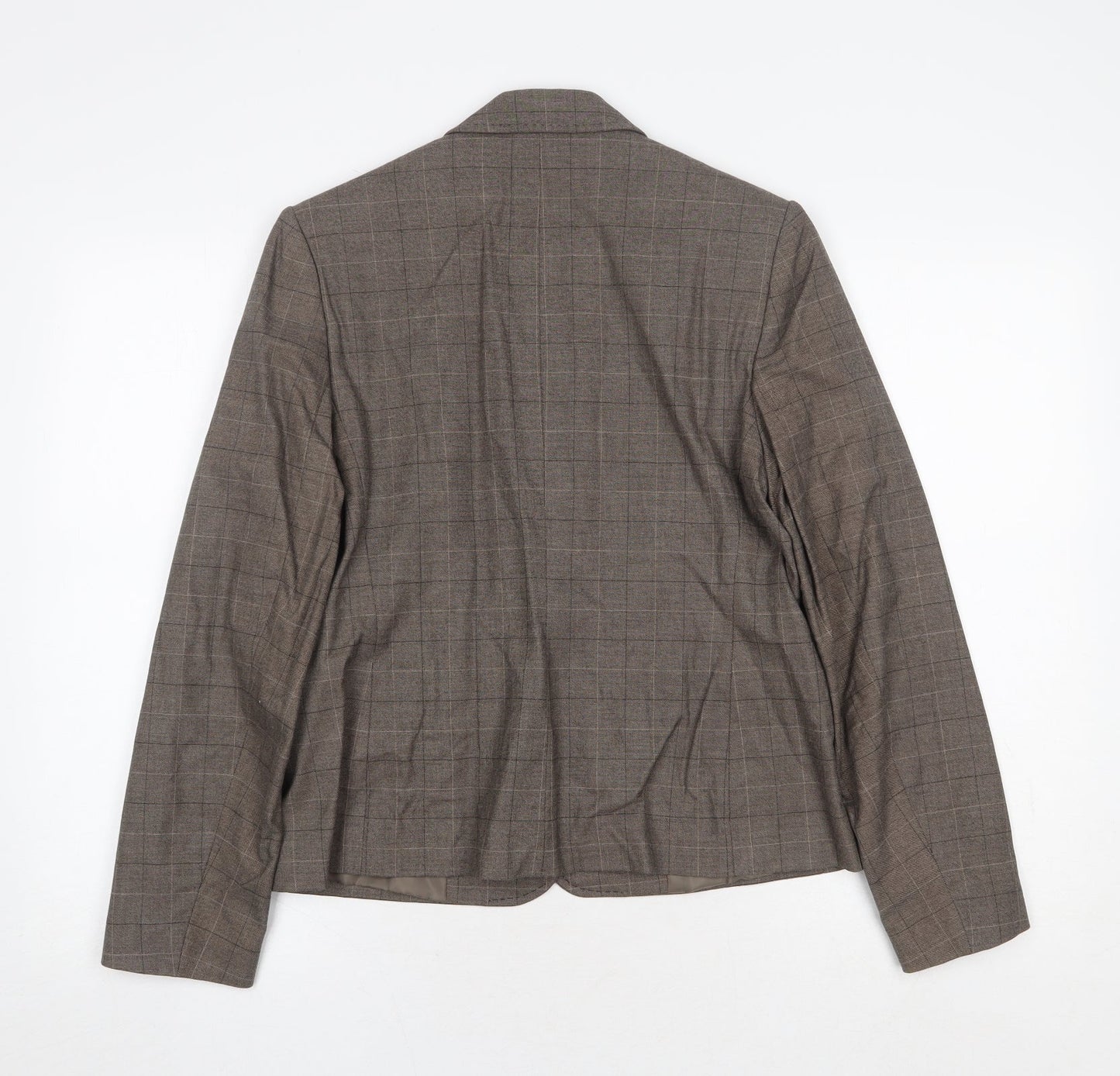 Womens UK Size 14 AMARANTO Regular Brown Suit Jacket