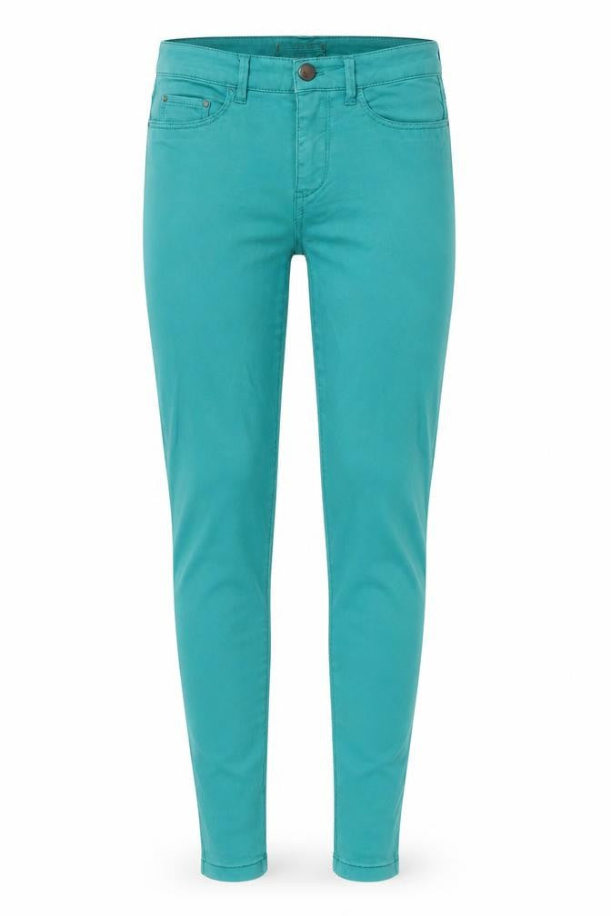 ESPRIT Womens Green Cotton Skinny Jeans Size 28 in Regular Zip