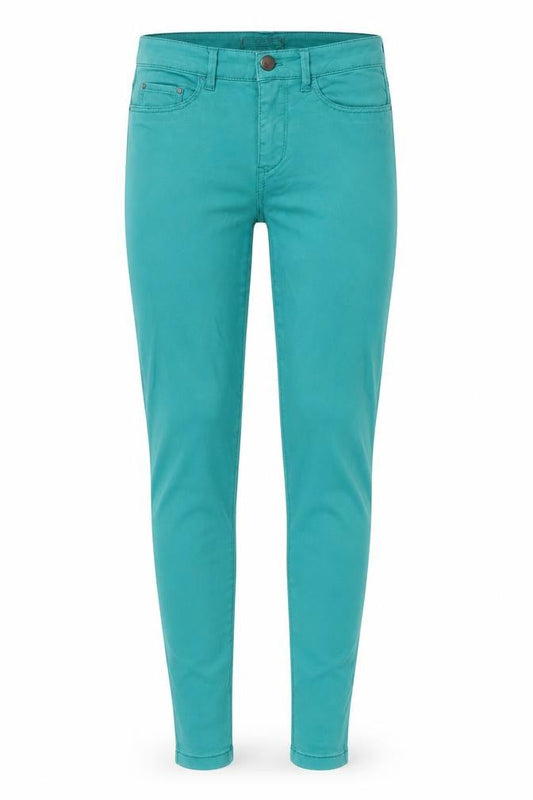 ESPRIT Womens Green Cotton Skinny Jeans Size 28 in Regular Zip