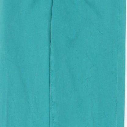 Espirit Womens Green Cotton Skinny Jeans Size 28 in Regular Zip