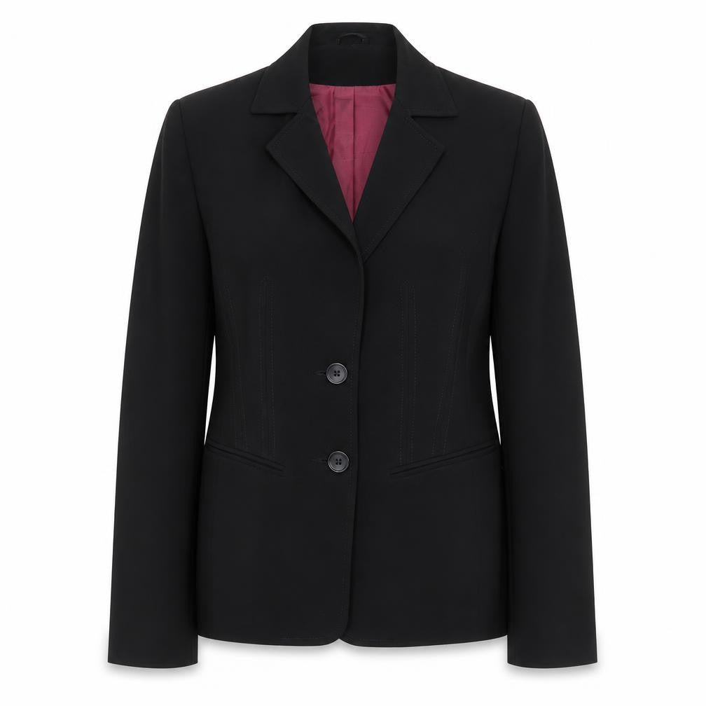 New Look Womens Black Polyester Jacket Suit Jacket Size 12