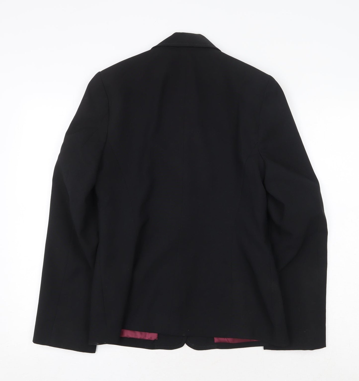 New Look Womens Black Polyester Jacket Suit Jacket Size 12