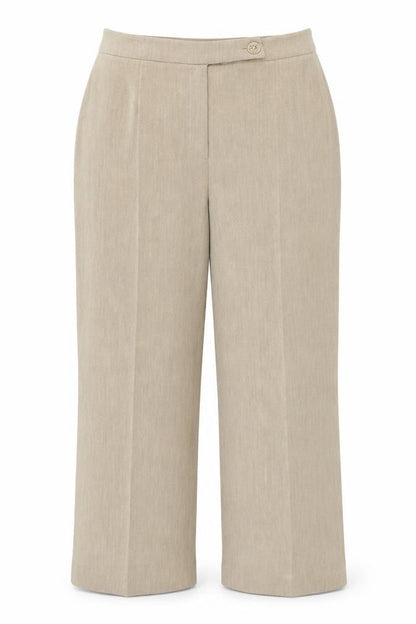 Womens UK Size 14 Alex & Co Regular Fit  Beige Trousers