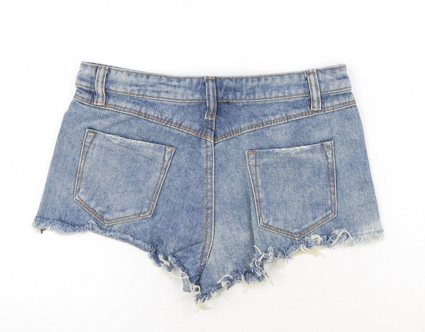 Womens UK Size S Preworn Regular Fit Cut-Off Shorts