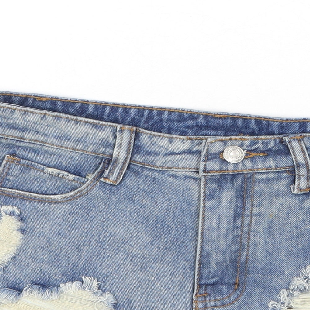 Womens UK Size S Preworn Regular Fit Cut-Off Shorts