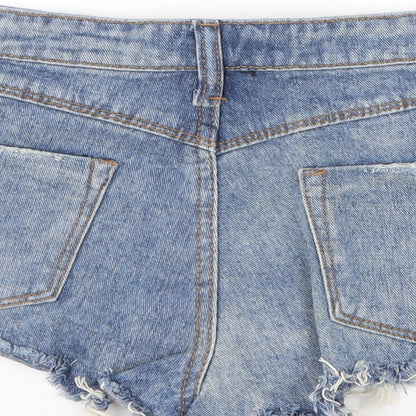 Womens UK Size S Preworn Regular Fit Cut-Off Shorts