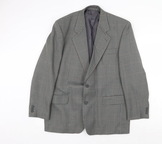 Mens UK Size 44 Essentials Regular Grey Suit Jacket