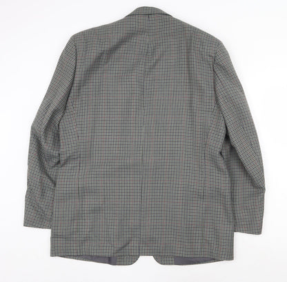 Mens UK Size 44 Essentials Regular Grey Suit Jacket
