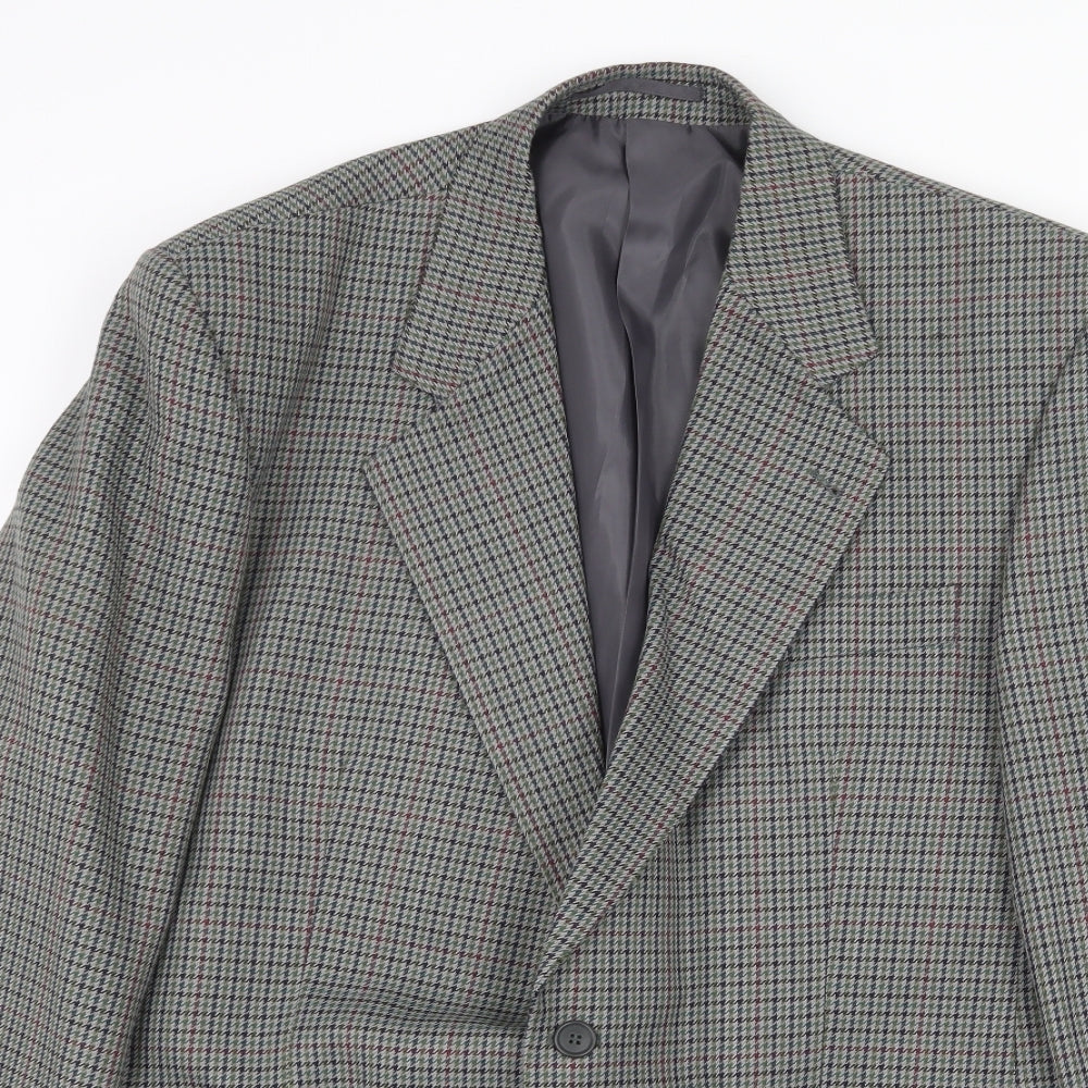 Mens UK Size 44 Essentials Regular Grey Suit Jacket