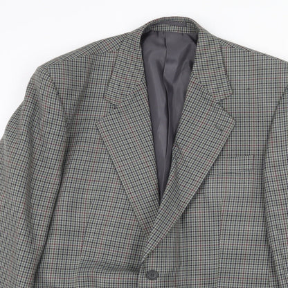 Mens UK Size 44 Essentials Regular Grey Suit Jacket