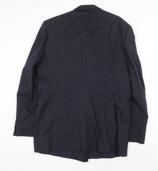 Mens UK Size 40 Burton Regular Blue Suit Jacket
