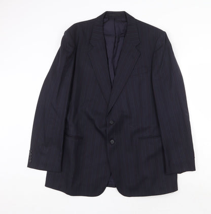 Mens UK Size 44 St Michael Regular Blue Suit Jacket