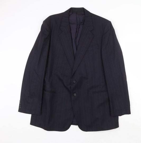 Mens UK Size 44 St Michael Regular Blue Suit Jacket