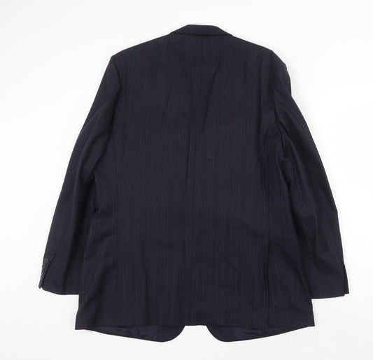Mens UK Size 44 St Michael Regular Blue Suit Jacket