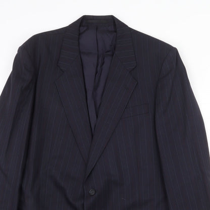 Mens UK Size 44 St Michael Regular Blue Suit Jacket