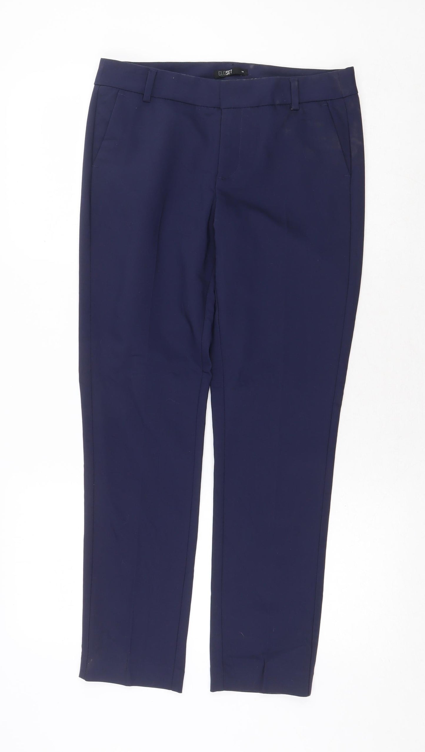 Mens UK Size 30 in Closet Regular Fit Chino Blue Trousers