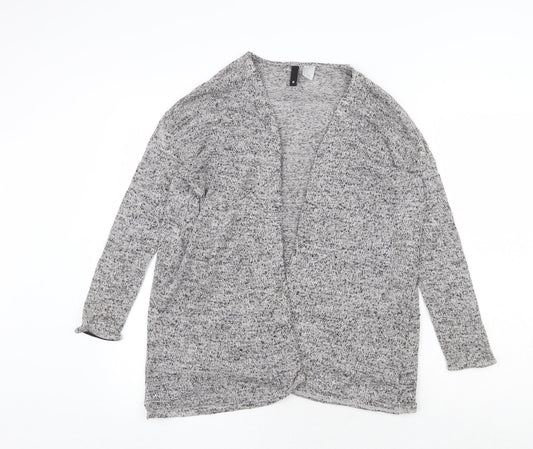 Womens UK Size S H&M Grey Cardigan Jumper