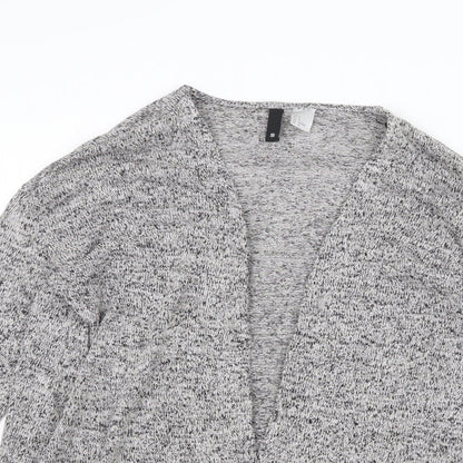 Womens UK Size S H&M Grey Cardigan Jumper