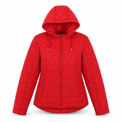 Womens UK Size 10 George Red Quilted Coat