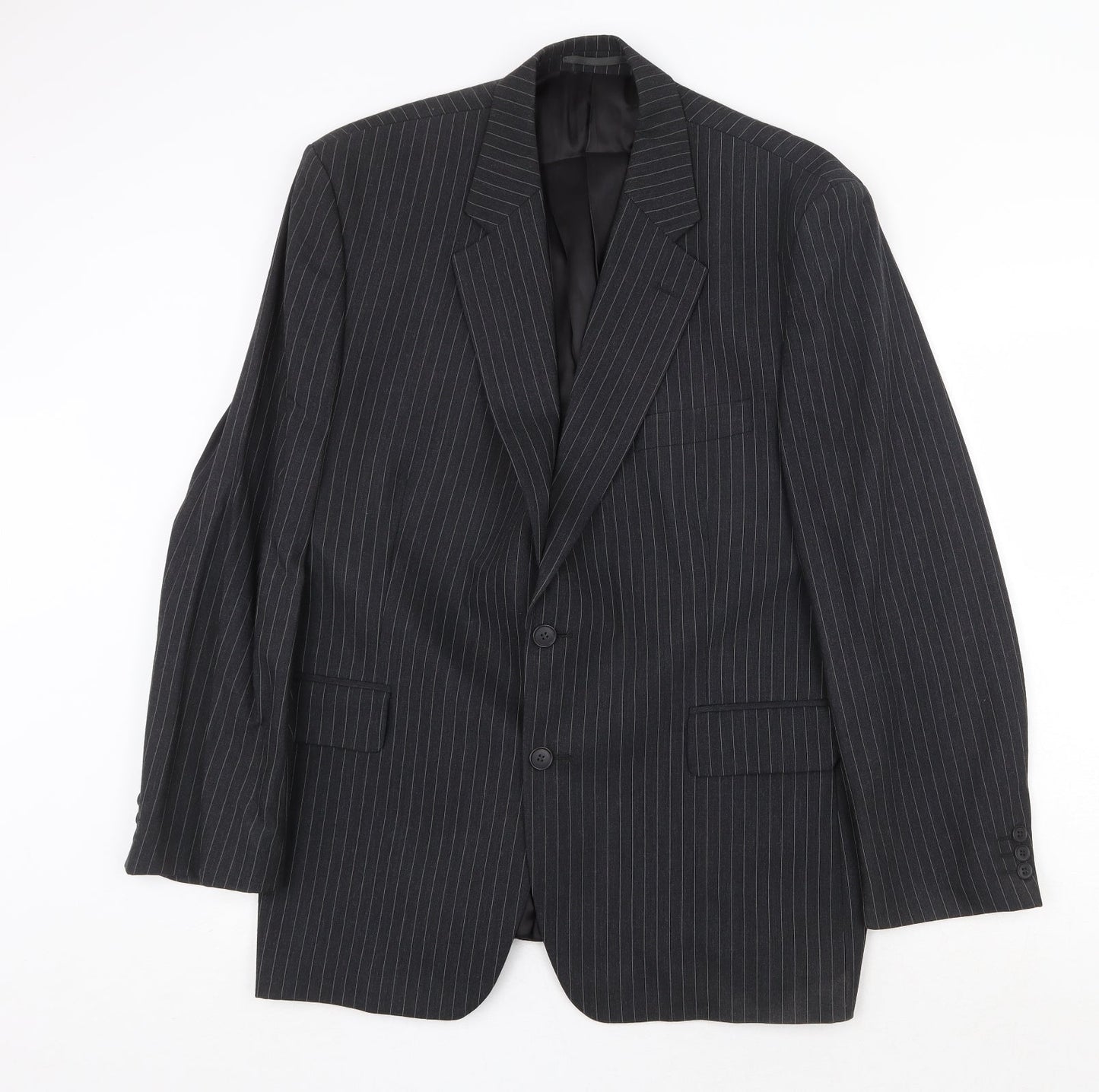 Mens UK Size 46 The Label Regular Grey Suit Jacket
