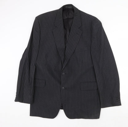 Mens UK Size 46 The Label Regular Grey Suit Jacket