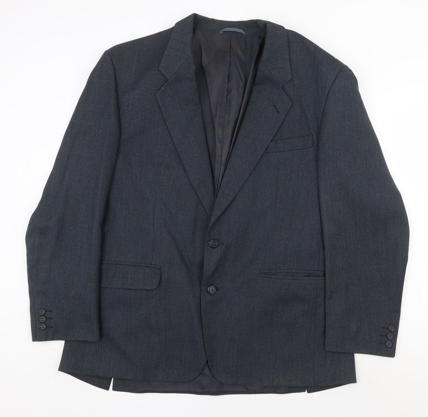 Mens UK Size 44 Scott International Regular Blue Suit Jacket