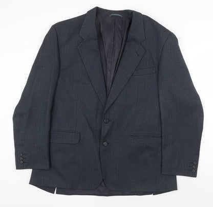 Mens UK Size 44 Scott International Regular Blue Suit Jacket