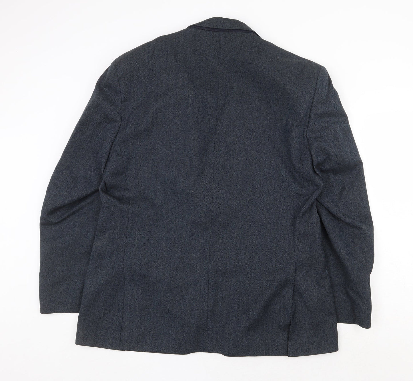 Mens UK Size 44 Scott International Regular Blue Suit Jacket