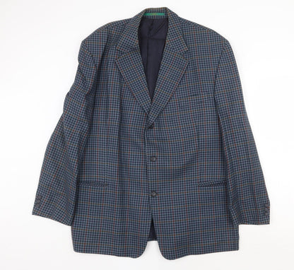 Mens UK Size 46 Canda Regular Blue Suit Jacket