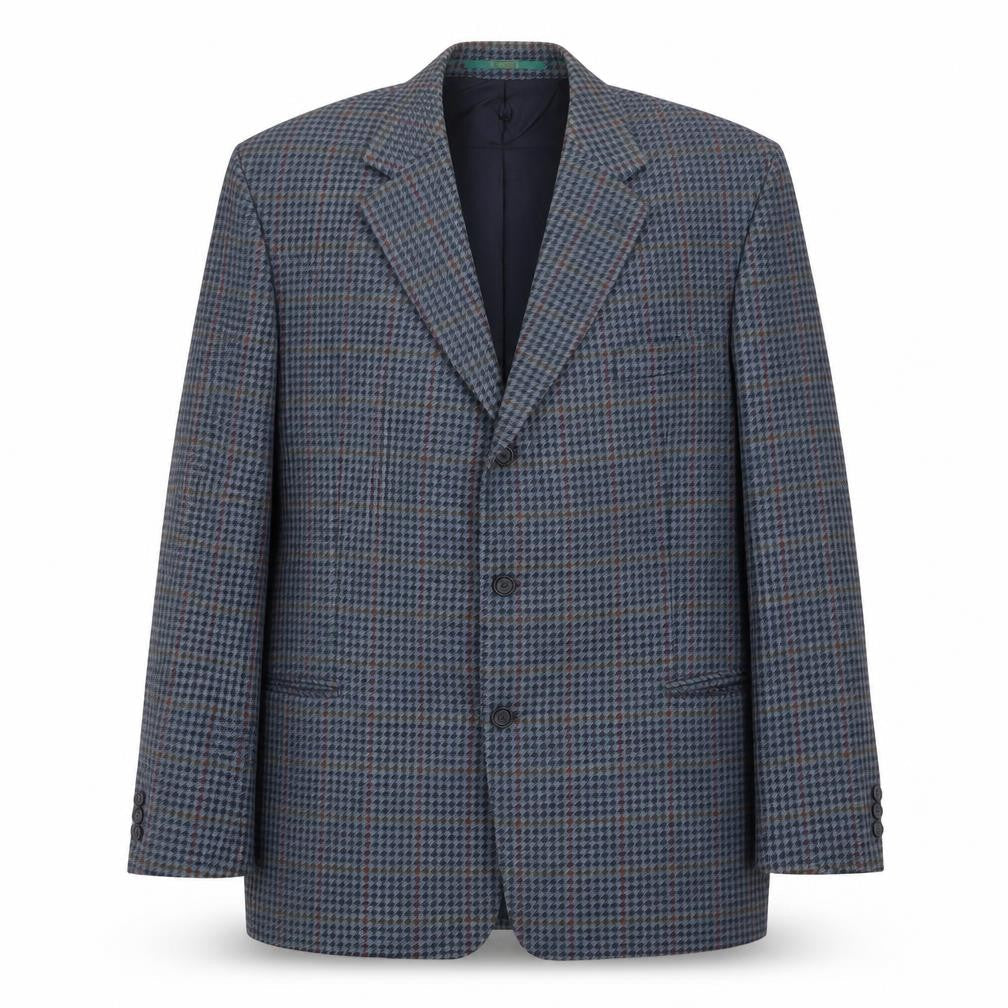 Mens UK Size 46 Canda Regular Blue Suit Jacket