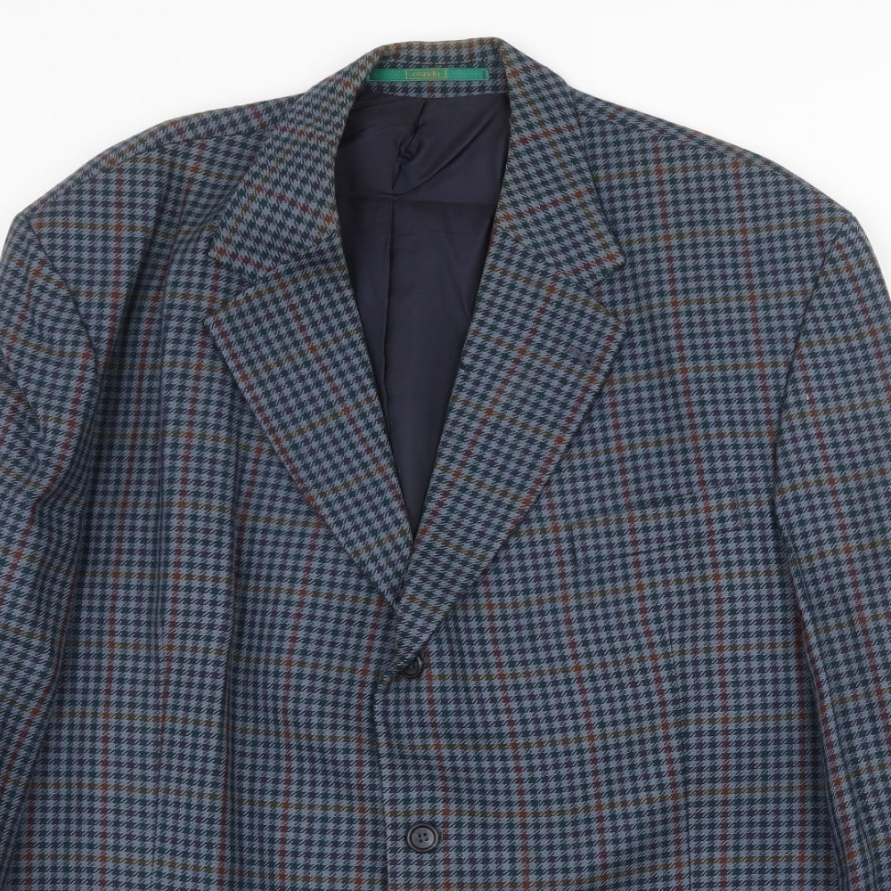 Mens UK Size 46 Canda Regular Blue Suit Jacket