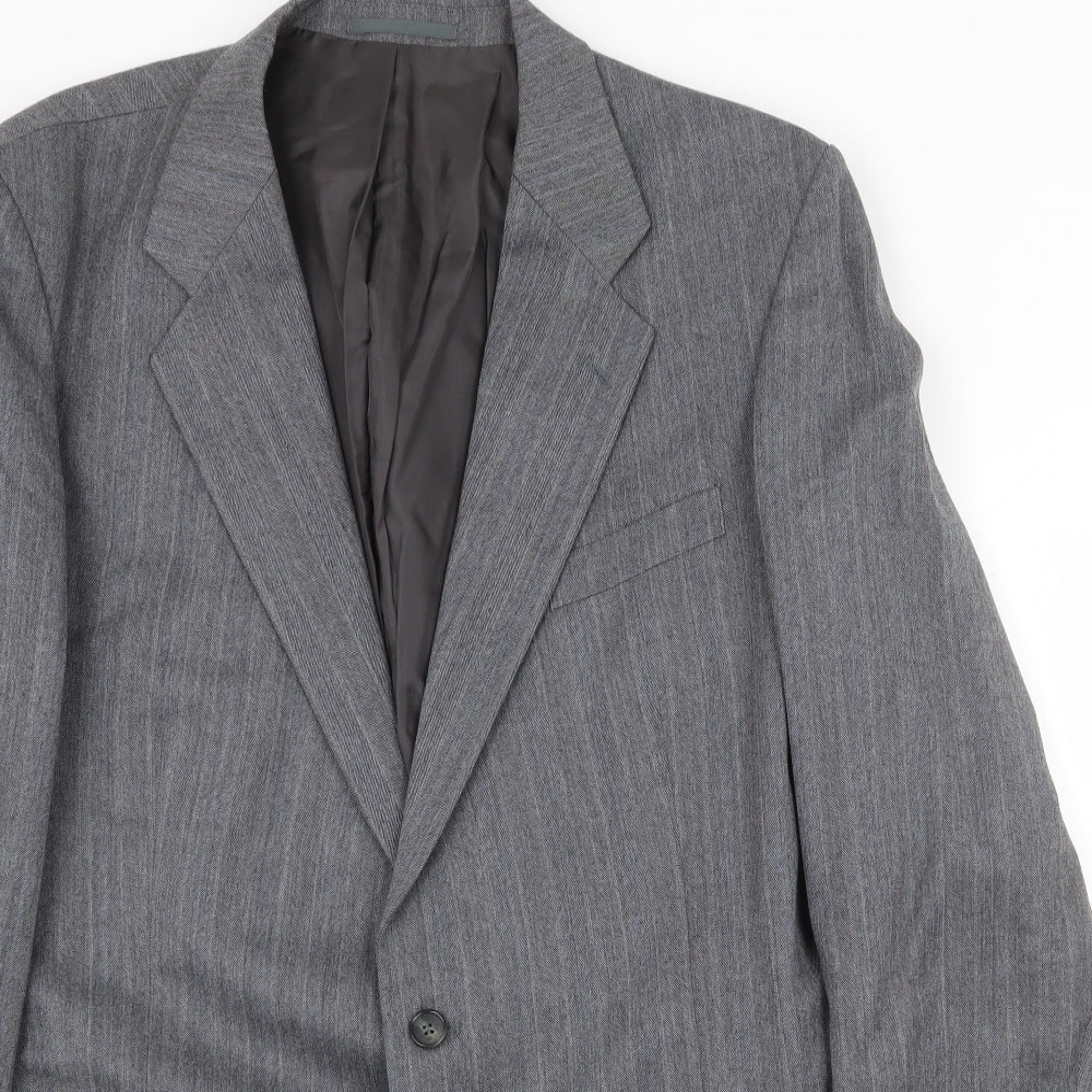 Mens UK Size 44 St Michael Regular Grey Suit Jacket