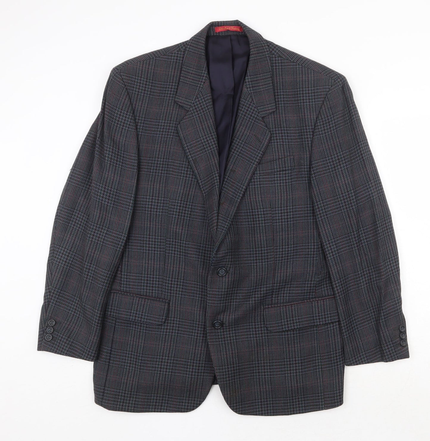 Mens UK Size 40 Debenham & Freebody Regular Blue Suit Jacket