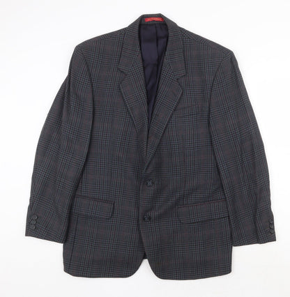 Mens UK Size 40 Debenham & Freebody Regular Blue Suit Jacket