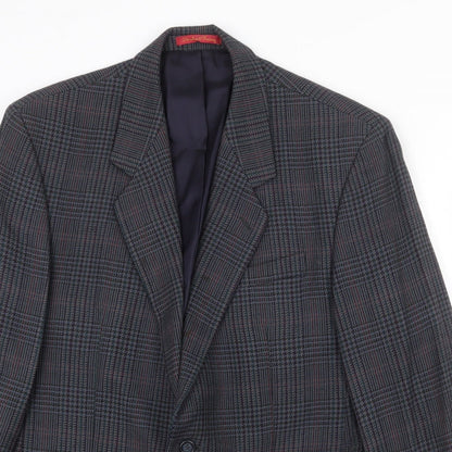 Mens UK Size 40 Debenham & Freebody Regular Blue Suit Jacket