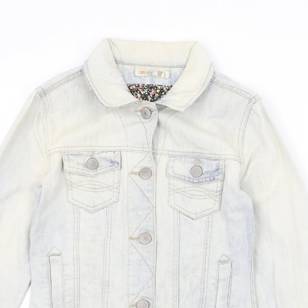 Womens UK Size 8 Denim & Co. Blue Jacket