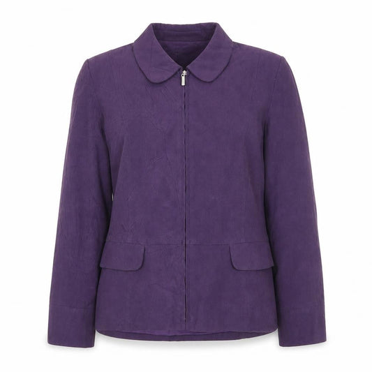Womens UK Size 14 Damart Purple Jacket